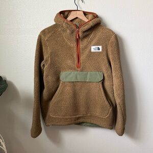 The North Face Tan Fleece Pullover Hoodie